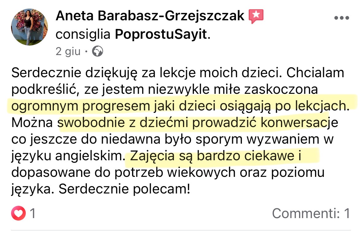 pozytywna opinia