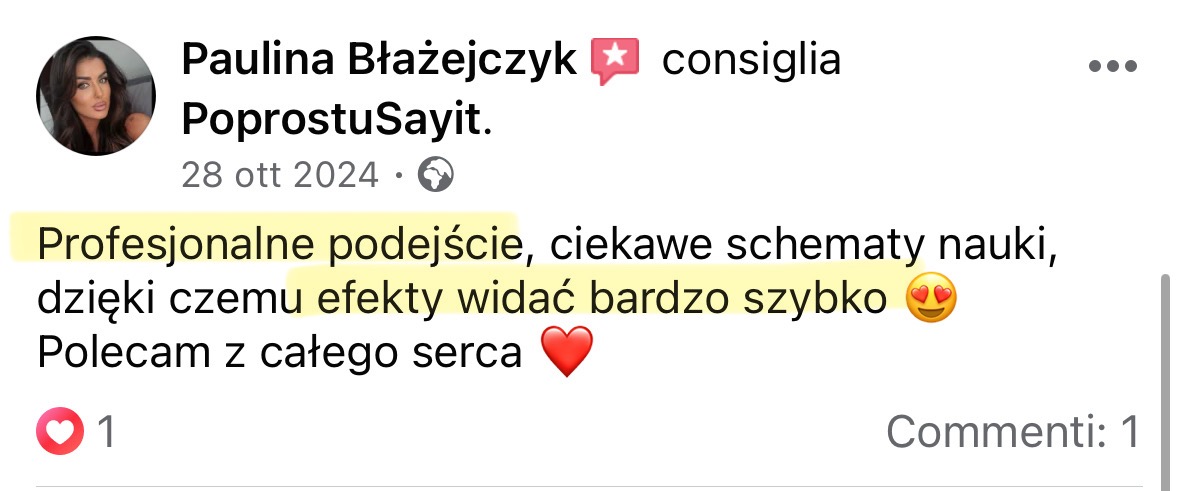 pozytywna opinia